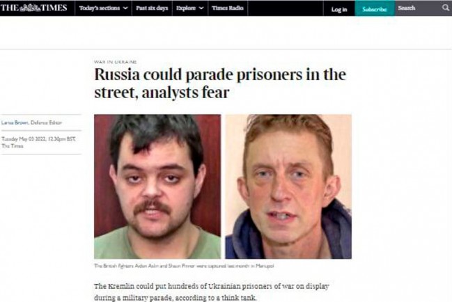 Россия может провести Парад Победы с участием военнопленных - The Times