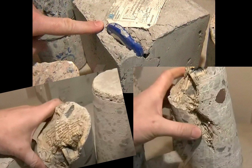 В образцах фундаментов разрушенных зданий в Турции нашли посторонние предметы