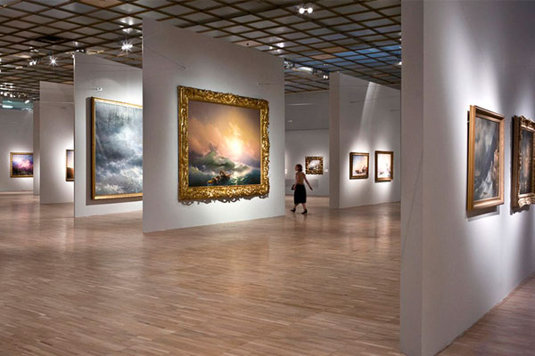 Выставка картин Айвазовского.