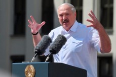 Лукашенко на митинге