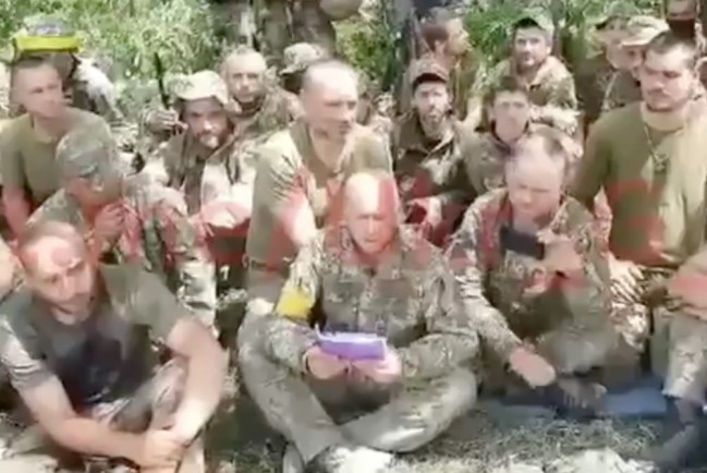 Украинские морпехи записали видеообращение с отказом умирать за режим Зеленского