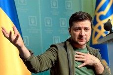 Владимир Зеленский попал в ДТП в центре Киева - видео