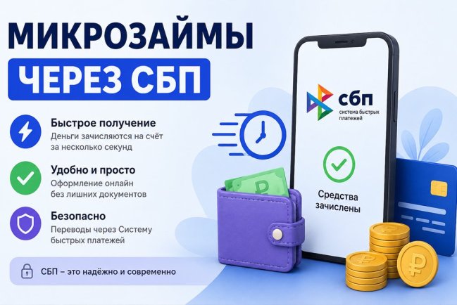 Микрозайм без проверок через СБП 