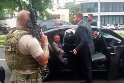 Видеохроника  ареста экс-президента Бразилии Мишела Темера