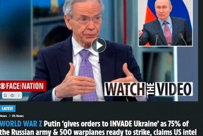 Россия готова к нападению на Украину на 75%