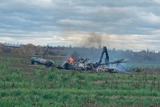 Кадры попадания из ПЗРК по вертолету Ми-8 ВСУ в ДНР