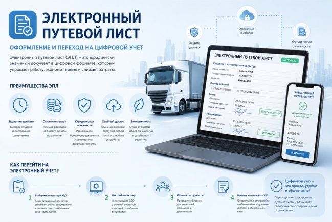 Электронный путевой лист