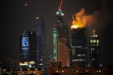 Москва-Сити, Москва-Сити горит, пожар в Москва-Сити