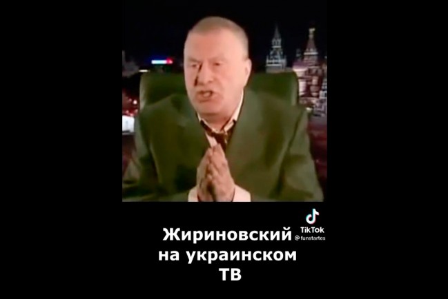Видео, на котором Жириновский в 2008 году предупреждал о том, что Россия будет защищать своих людей на Украине
