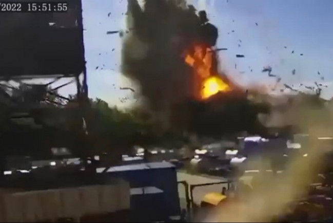 Взрыв в Кременчуге