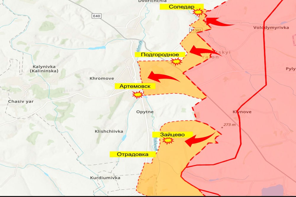 Генштаб ВСУ: Армия России продолжает наступление в ДНР