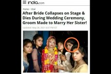 В Индии невеста умерла прямо на свадьбе и ее заменили на сестру