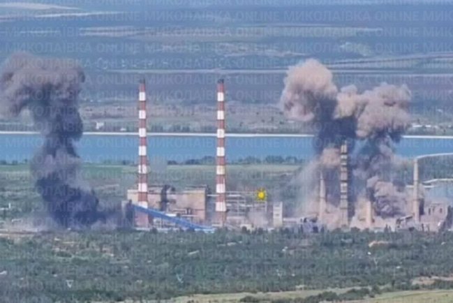 Авиаудары ФАБ с УМПК по Славянской ТЭС