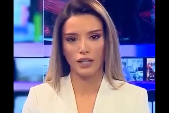 Ведущая грузинского ТВ обратилась к зрителям на украинском языке и назвала Россию общим врагом