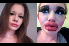 Андреа Иванова новая кукла Барби с огромными губами