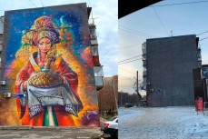 В Челябинске закрасили согласованный с чиновниками стрит-арт