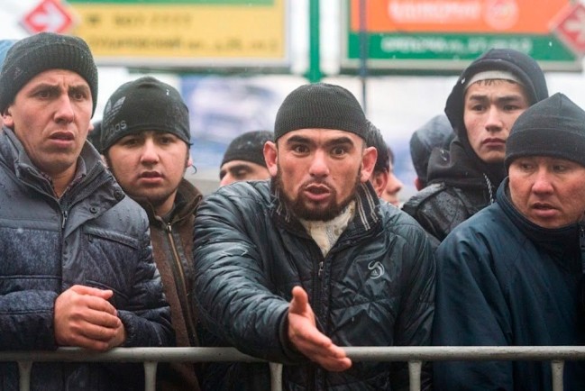 Мигранты из Средней Азии