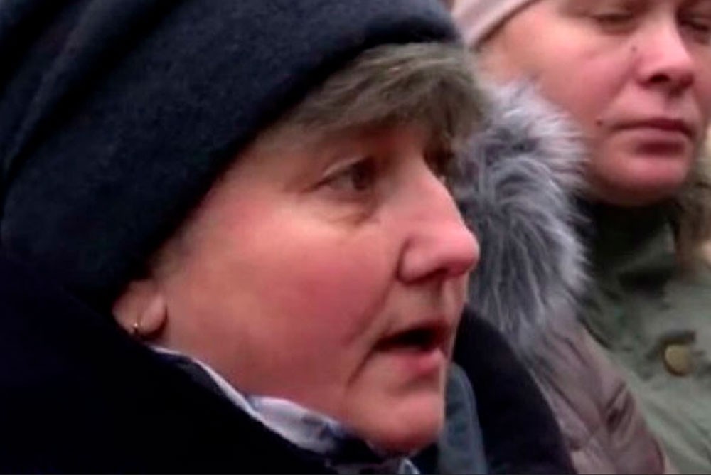 Митингующая на Тернопольщине предложила поселить эвакуированных в зоне ЧАЭС