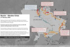 Карта продвижения российских войск на Украине за 27 февраля