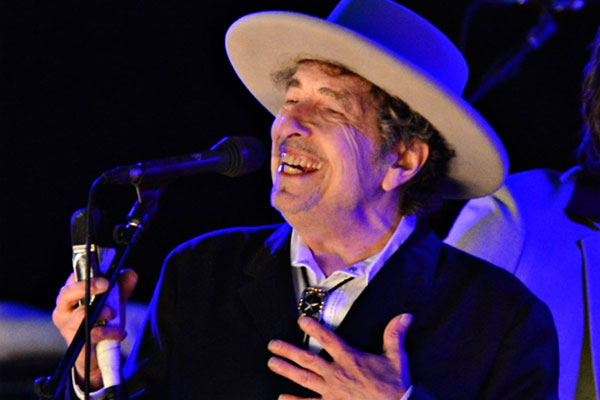 Американский музыкант Боб Дилан.