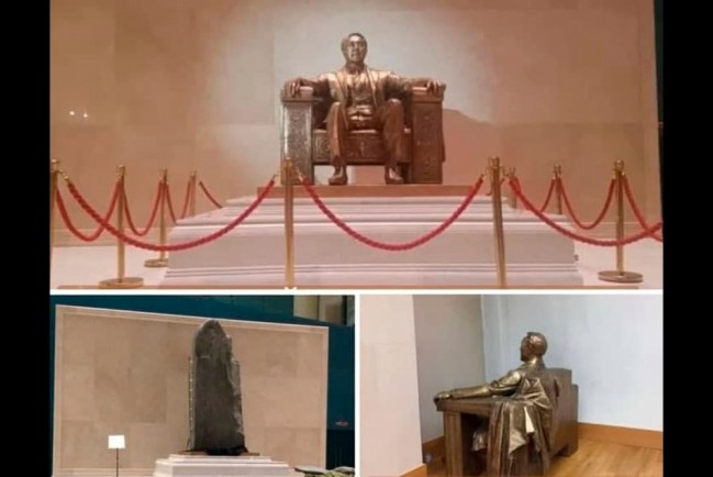 Нурсултана Назарбаева поставили в угол в Центральном музее Казахстана 