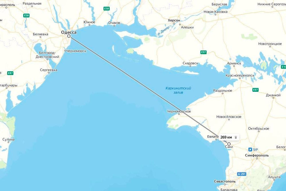 От Одессы до Саки всего 269 километров - прицельная дальность ракет от РСЗО Himers