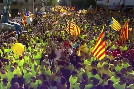 Акции в поддержку независимости Каталонии