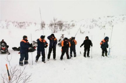 Поисково-спасательная операция в Хибинах, 22 января 2017.