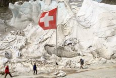 Ледник в Швейцарии