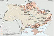 Карта продвижения российских войск на Украине за 28 февраля