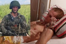 Русский солдат Александр Гольцев умирает в больнице