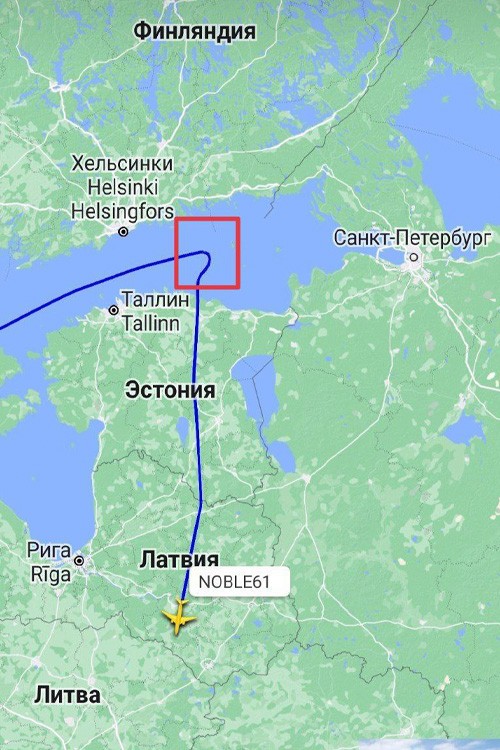 По Санкт-Петербургу совершил тренировочный пуск ядерными ракетами бомбардировщик B-52H Stratofortress ВВС США