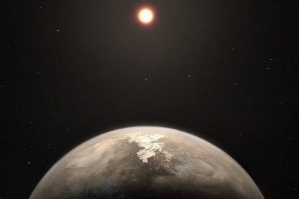Художественное изображение планеты Ross 128 b
