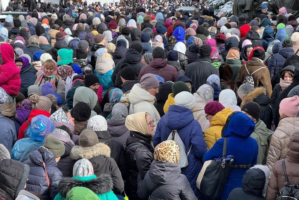 Православные украинцы вышли на шествие в защиту Киево-Печерской лавры